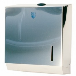 Distributeur Essuie-Mains pli&eacute;s INOX