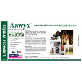Lingette nettoyante avec protecteur de vitres