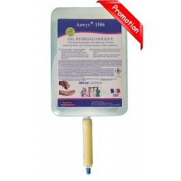 PACK 6 recharches de 0.8 litre de gel hydroalcoolique + 1 distributeur mural