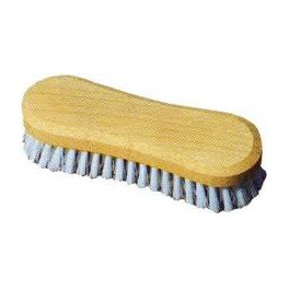 Brosse &agrave; laver polypro blanc 18cm